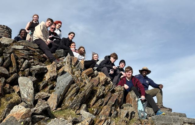 On Track team reach Snowdon summit for Rugby Autism Network - Rugby ...