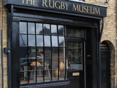 Image of the front of the Rugby museum