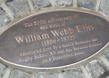 William Webb Ellis plaque